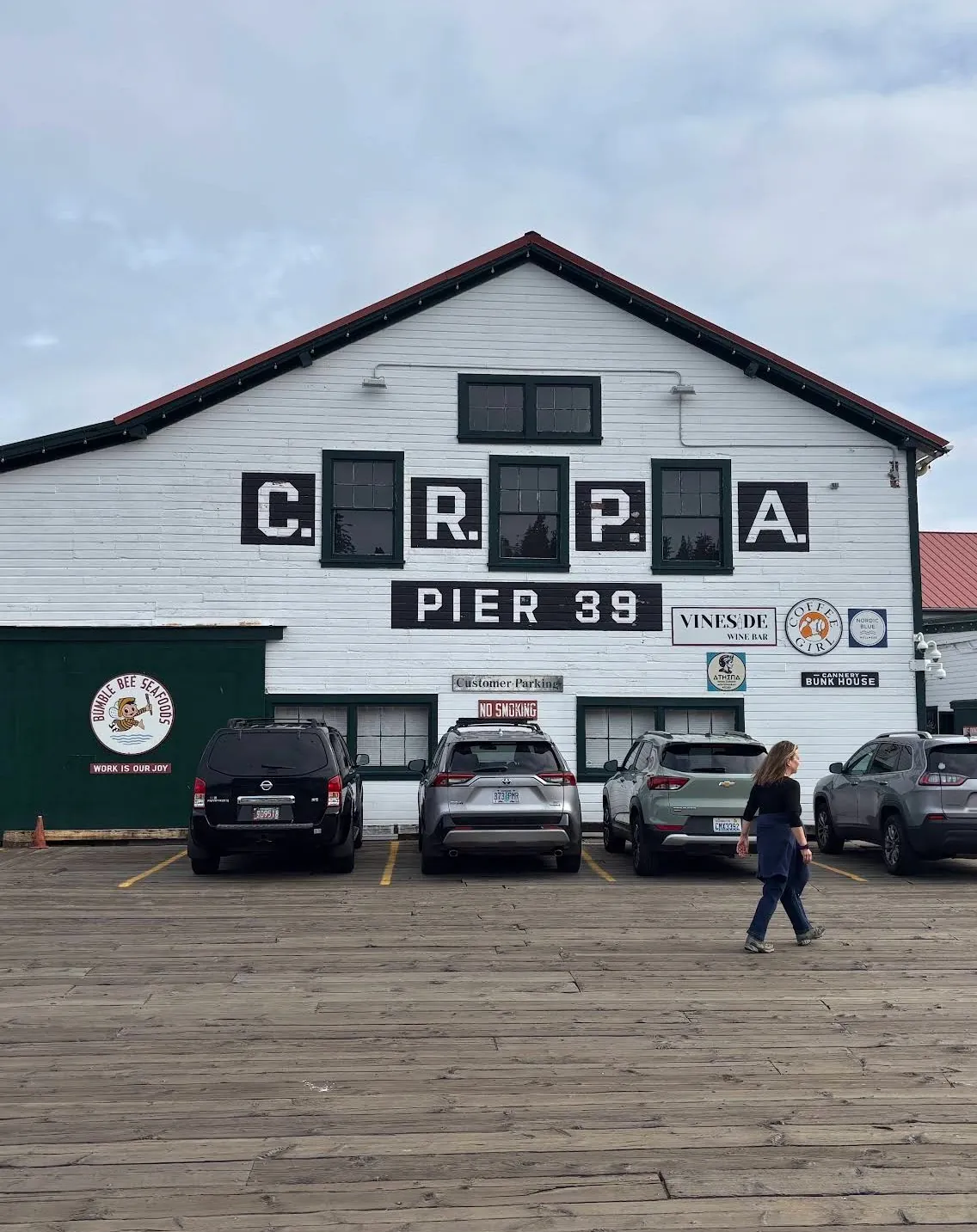 The C.R.P.A. Pier 39 cannery building in Astoria, Oregon
